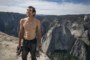 Alex Honnold am Gipfel des El Cap