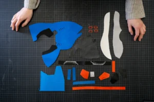Teile für den Kletterschuh