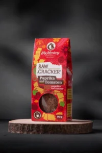 Elly Momberg Keto Leinsamen Cracker Tomate Paprika